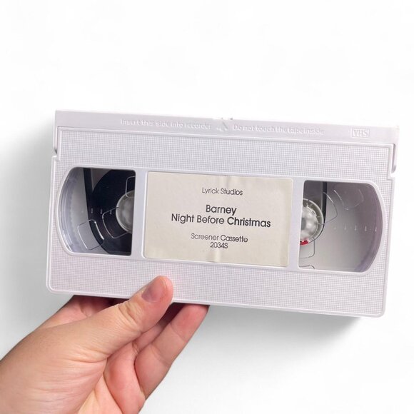 Vintage Barney’s Night Before Christmas VHS Tape 1999 Clamshell 🎄 - Picture 5 of 6